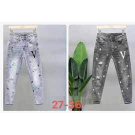 Джинси дитячі на дівчинку D16 голубой р.27-36 "iBamBino" недорого оптом від прямого постачальника