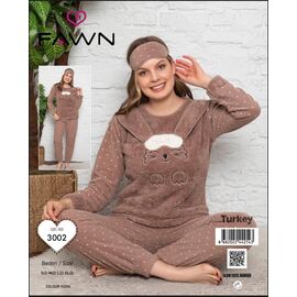 Фотография Пижама женская 3002 brown р.S-XL "iBamBino" недорого оптом от прямого поставщика