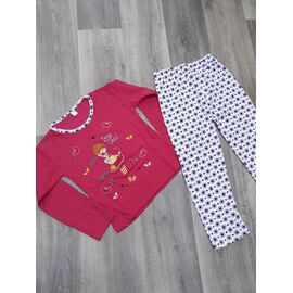 Дитяча піжама на дівчинку 310305 crimson р.5-14 "iBamBino" недорого оптом від прямого постачальника