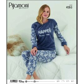 Піжама жіноча 4120-3 blue р.S-XL "iBamBino" недорого оптом від прямого постачальника