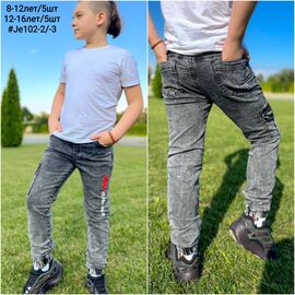 Фотография Джоггеры детские на мальчика 102-3 grey р.12-16 "iBamBino" недорого оптом от прямого поставщика