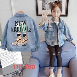 Куртка дитяча демісезонна на дівчинку 310493 blue р.110-160 "iBamBino" недорого оптом від прямого постачальника