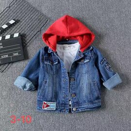 Фотография Куртка детская демисезонная на мальчика 310498 blue р.110-140 "iBamBino" недорого оптом от прямого поставщика
