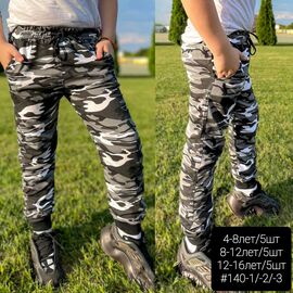 Фотография Штаны спортивные подростковные 140-3 d.grey р.12-16 "iBamBino" недорого оптом от прямого поставщика