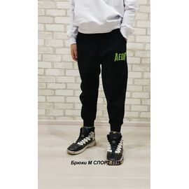 Штани дитячі спортивні на хлопчика 1106 black р.110-130 "Gold Kids" недорого оптом від прямого постачальника