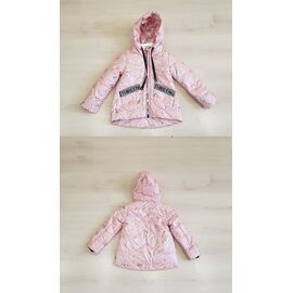 Фотография Куртка детская демисезонная на девочку 2128 pink р.116-140 "Gold Kids" недорого оптом от прямого поставщика