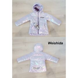 Куртка дитяча демісезонна на дівчинку 2205 lilac р.86-110 "Gold Kids" недорого оптом від прямого постачальника