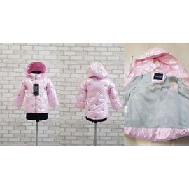Куртка дитяча демісезонна на дівчинку 2207 pink р.86-110 "Gold Kids" недорого оптом від прямого постачальника