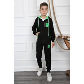 Фотография Костюм детский спортивный на мальчика 2319 black р.5-8 "Gold Kids" недорого оптом от прямого поставщика