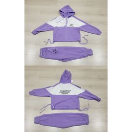 Костюм дитячий спортивний на дівчинку 3387 lilac р.130-170 "Gold Kids" недорого оптом від прямого постачальника