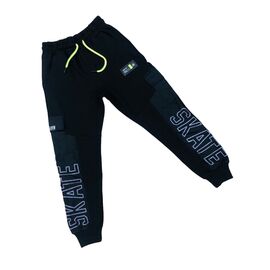 Фотография Штаны детские спортивные на мальчика 5431 black р.110-134 "Gold Kids" недорого оптом от прямого поставщика