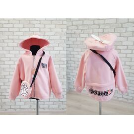 Куртка дитяча демісезонна на дівчинку 8818 pink р.116-140 "Gold Kids" недорого оптом від прямого постачальника