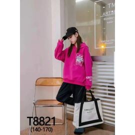 Батник дитячий на дівчинку 8821 crimson р.140-170 "Gold Kids" недорого оптом від прямого постачальника