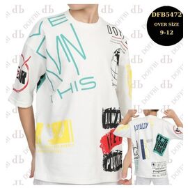 футболка дитяча на хлопчика 5472-3 white р.134-152 "Gold Kids" недорого оптом від прямого постачальника