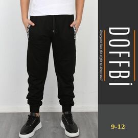 Фотография Штаны детские спортивные на мальчика 8385-3 black р.134-152 "Gold Kids" недорого оптом от прямого поставщика