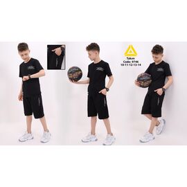 Костюм дитячий на хлопчика 9746 black р.140-164 "Gold Kids" недорого оптом від прямого постачальника