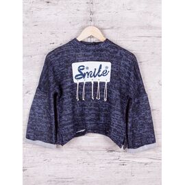 Светер Дитячий на дівчинку 5362 navy р.140-158 "Gold Kids" недорого оптом від прямого постачальника