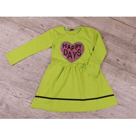 Плаття дитяче на дівчинку B015 green р.5-8 "iBamBino" недорого оптом від прямого постачальника