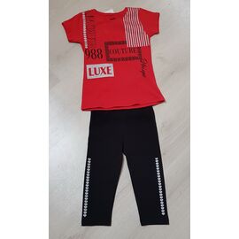 Фотография Костюм детский на девочку 6009 red р.110-128 "Gold Kids" недорого оптом от прямого поставщика