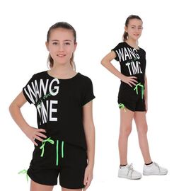 Костюм дитячий на дівчинку 9489 green р.140-164 "Gold Kids" недорого оптом від прямого постачальника