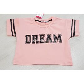 Фотография Футболка детская на девочку 9494 powder р.9-14 "Gold Kids" недорого оптом от прямого поставщика