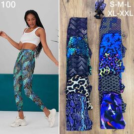 Фотография Лосины женские летние 100 l.blue р.S-2XL "PRENSES" недорого оптом от прямого поставщика