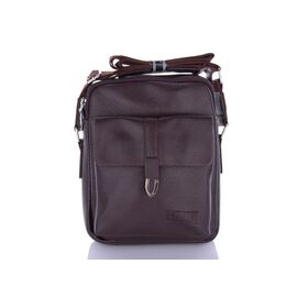 Фотография Сумка мужская S-2 brown р.20*23*5 "Trendshop" недорого оптом от прямого поставщика
