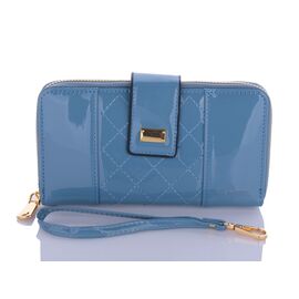 Фотография Кошелёк женский K812HB l.blue р.18*10*2 "Trendshop" недорого оптом от прямого поставщика