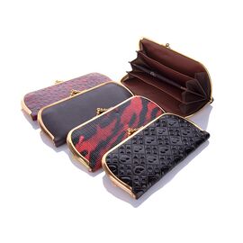 Фотография Кошелёк женский 1088 лак-мат mix р.20*9*2 "Trendshop" недорого оптом от прямого поставщика