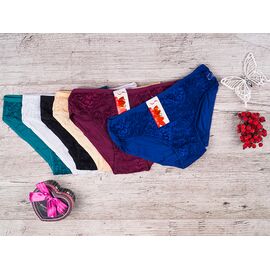 Фотография Трусы женские 2812 mix р.XL-3XL "Ульви" недорого оптом от прямого поставщика