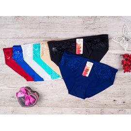 Фотография Трусы женские 2894 mix р.L-2XL "Ульви" недорого оптом от прямого поставщика