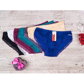 Фотография Трусы женские 2926 mix р.XL-3XL "Ульви" недорого оптом от прямого поставщика