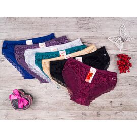 Фотография Трусы женские 2960 mix р.XL-3XL "Ульви" недорого оптом от прямого поставщика