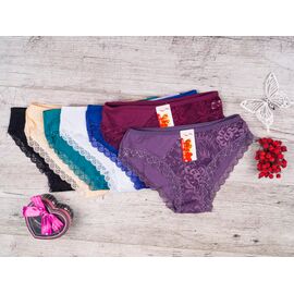 Фотография Трусы женские 2968 mix р.XL-3XL "Ульви" недорого оптом от прямого поставщика