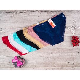 Фотография Трусы женские 5646 mix р.XL-3XL "Ульви" недорого оптом от прямого поставщика