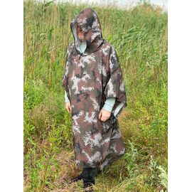 Чоловічий плащ Дождевик Панчо 415 коричневый р.One size "MultiCam" недорого від прямого постачальника