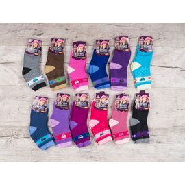 Шкарпетки дитячі на дівчинку 603  mix р.18-24 "Jelzin" недорого оптом від прямого постачальника
