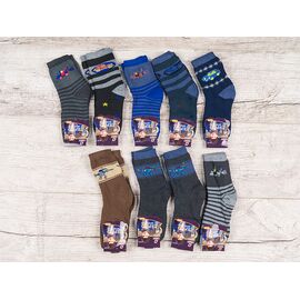 Шкарпетки дитячі на хлопчика 607  mix р.30-36 "Jelzin" недорого оптом від прямого постачальника