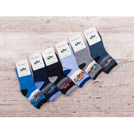 Фотография Носки детские на мальчика C174  mix р.25-30 "Jelzin" недорого оптом от прямого поставщика