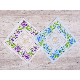 Носова хустка жіноча S012-8 mix р.30*30 "Shawls" недорого оптом від прямого постачальника