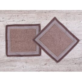 Носова хустка чоловіча S012-13 brown р.28*30 "Shawls" недорого оптом від прямого постачальника