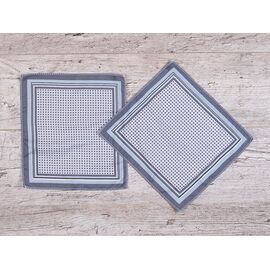 Носова хустка чоловіча S012-18 grey р.28*30 "Shawls" недорого оптом від прямого постачальника