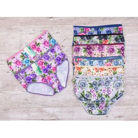 Фотография Трусы женские 6530 mix р.52-56 "Shawls" недорого оптом от прямого поставщика