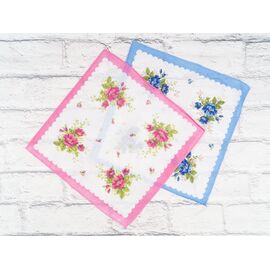 Носова хустка жіноча P70 mix р.30*30 "Shawls" недорого оптом від прямого постачальника