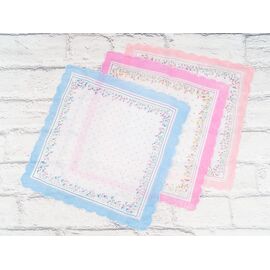 Носова хустка жіноча P76 mix р.30*30 "Shawls" недорого оптом від прямого постачальника