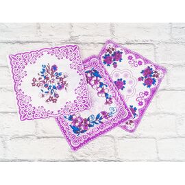 Фотография Носовой платок женский P81 mix р.20*20 "Shawls" недорого оптом от прямого поставщика