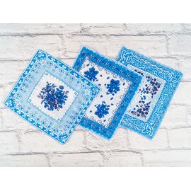 Носова хустка жіноча P85 mix р.20*20 "Shawls" недорого оптом від прямого постачальника