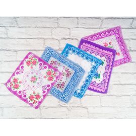 Фотография Носовой платок женский P86 mix р.31*31 "Shawls" недорого оптом от прямого поставщика