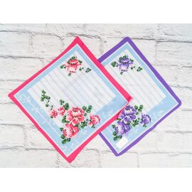 Носова хустка жіноча P98 mix р.30*30 "Shawls" недорого оптом від прямого постачальника