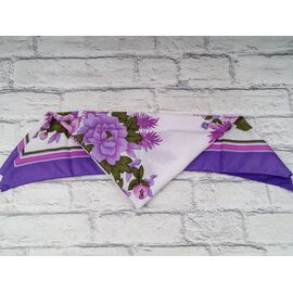 Хустка жіноча P139 purple р.82*82 "Shawls" недорого оптом від прямого постачальника